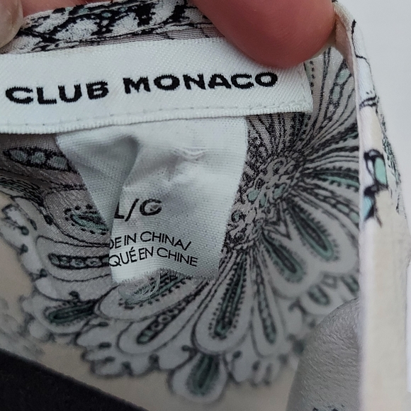 Club Monaco silk blouse - Picture 4 of 8
